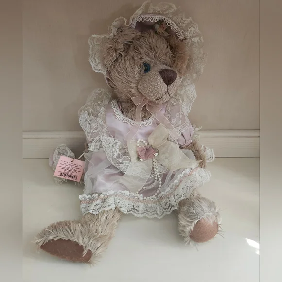 Show-Stoppers "Wild Berry" teddy bear doll plush stuffed w/tag 17" - Picture 2 of 10